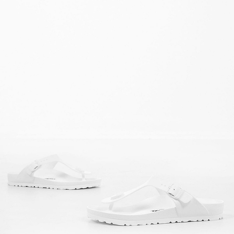 Women Flip Flops & Sandals Gz.Gizeh White Rubber Birkenstock