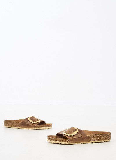 Γυναικεία Flats Madrid.Bf Μπρονζέ ECOleather Birkenstock