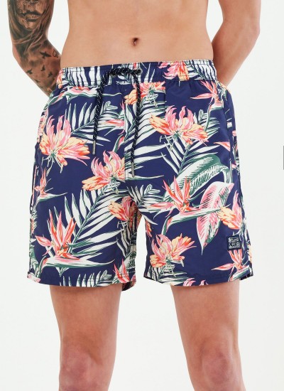 Ανδρικά Μαγιό Hawaiian.Short Multi Πολυεστέρα Superdry