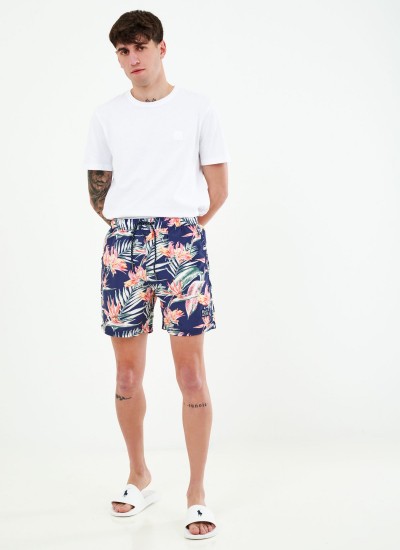 Women Skirts - Shorts Cut.Off Blue Cotton Superdry