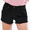 Women Skirts - Shorts Hr.Denim Black Cotton Superdry Women Skirts - Shorts Hr.Denim Black Cotton Superdry