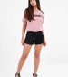 Women Skirts - Shorts Hr.Denim Black Cotton Superdry