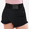 Women Skirts - Shorts Hr.Denim Black Cotton Superdry Women Skirts - Shorts Hr.Denim Black Cotton Superdry