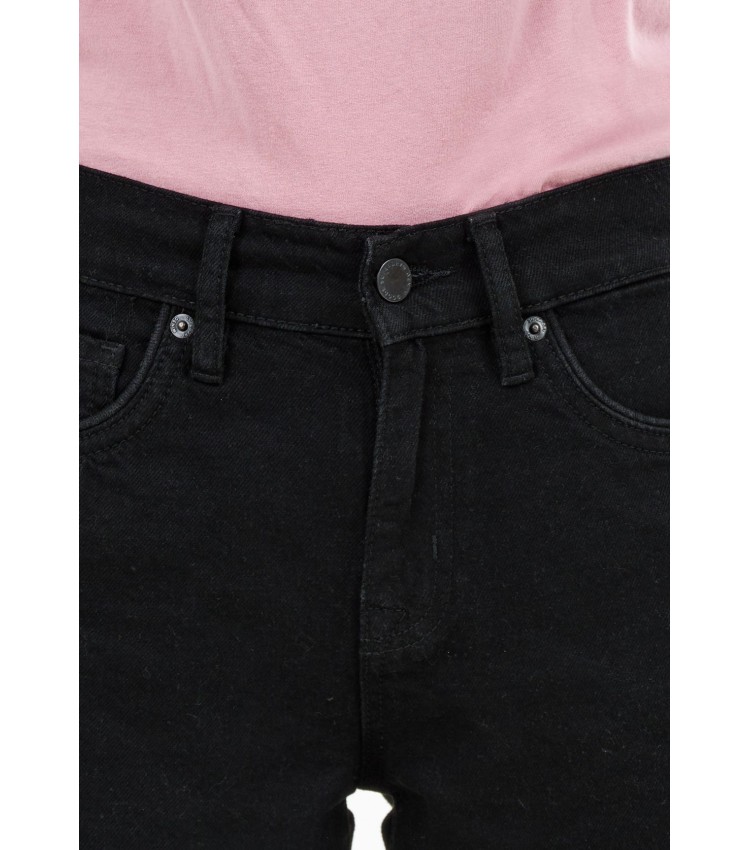 Women Skirts - Shorts Hr.Denim Black Cotton Superdry