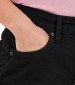 Women Skirts - Shorts Hr.Denim Black Cotton Superdry