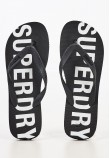 Men Flip Flops & Sandals MF310186A Black Rubber Superdry