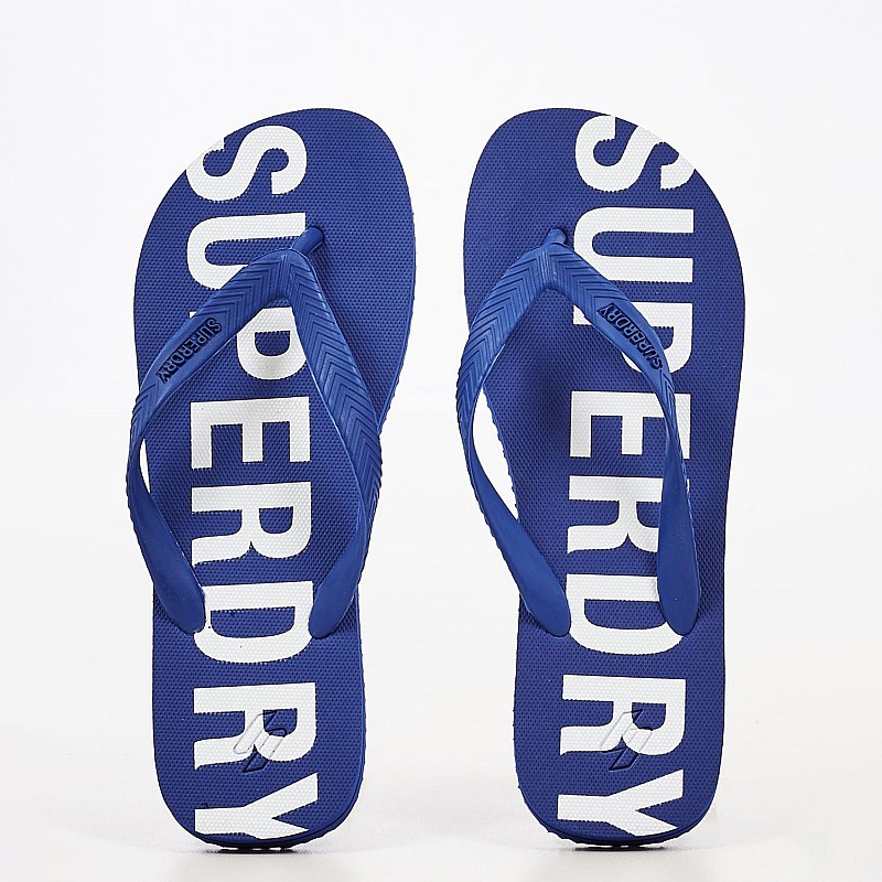 Men Flip Flops & Sandals MF310186A Blue Rubber Superdry