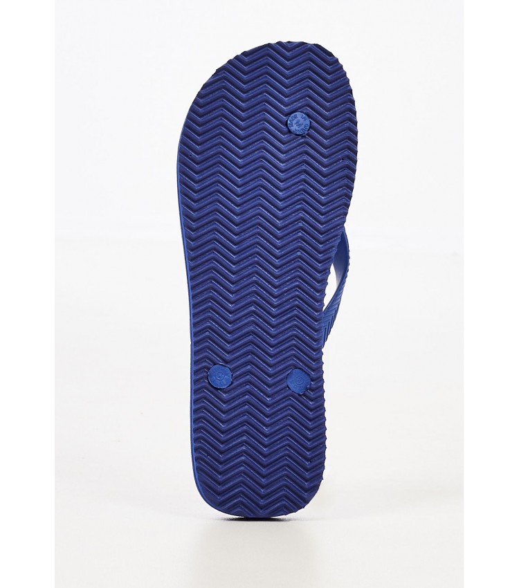 Men Flip Flops & Sandals MF310186A Blue Rubber Superdry