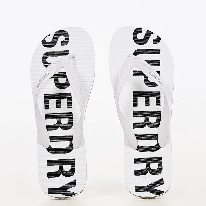 Men Flip Flops & Sandals MF310186A White Rubber Superdry