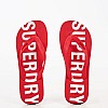 Men Flip Flops & Sandals MF310186A Red Rubber Superdry Men Flip Flops & Sandals MF310186A Red Rubber Superdry