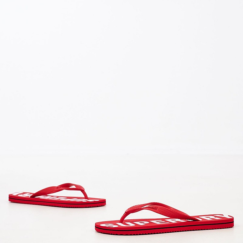 Men Flip Flops & Sandals MF310186A Red Rubber Superdry