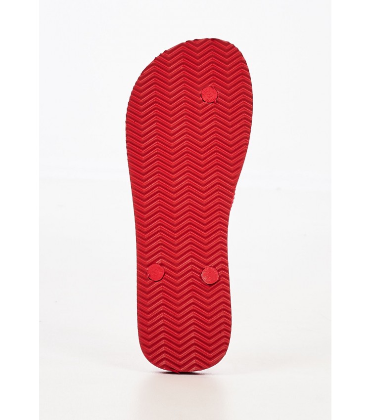 Men Flip Flops & Sandals MF310186A Red Rubber Superdry