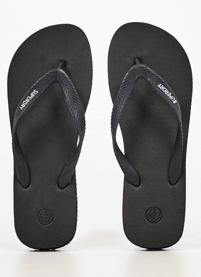 Men Flip Flops & Sandals Bolt Black Rubber Ralph Lauren