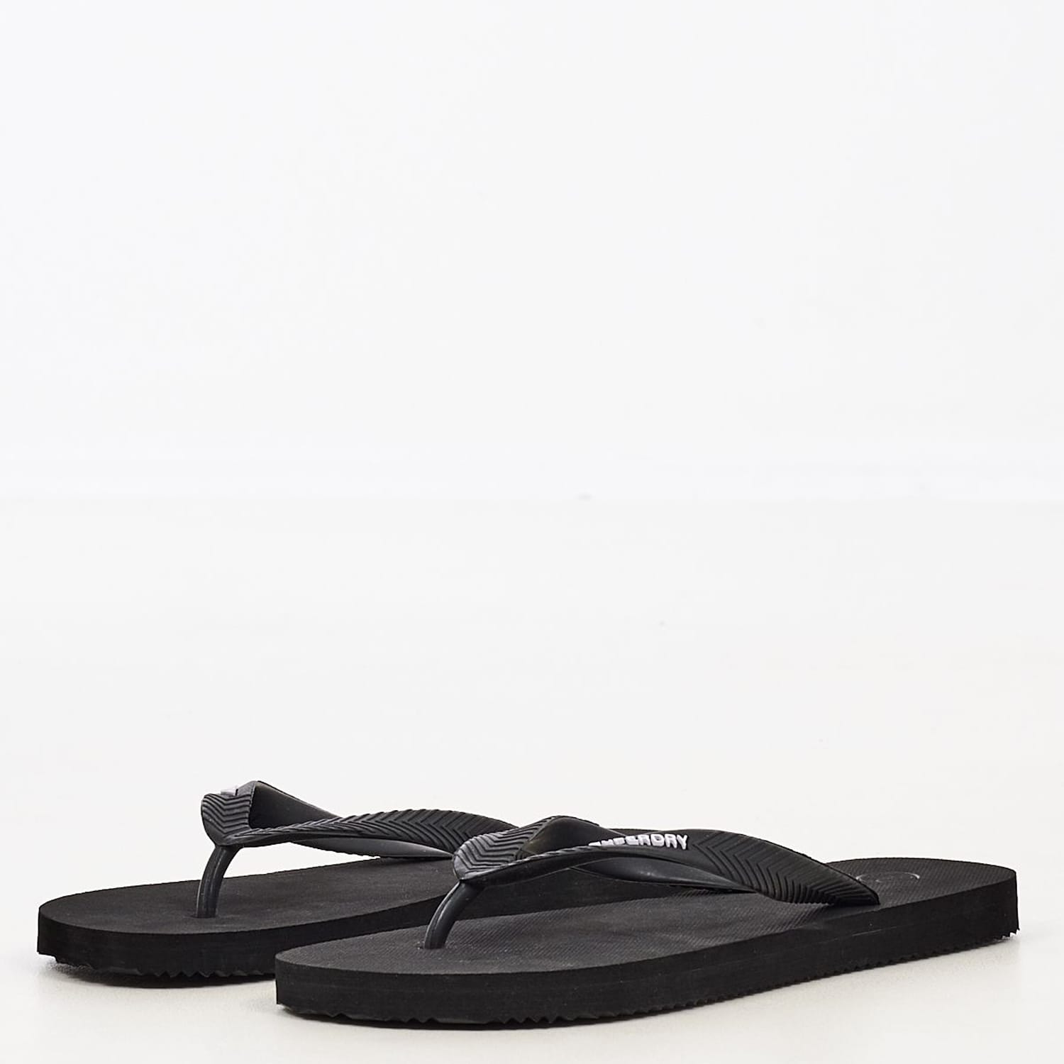 Men Flip Flops & Sandals MF310190A Black Rubber Superdry Men Flip Flops & Sandals MF310190A Black Rubber Superdry