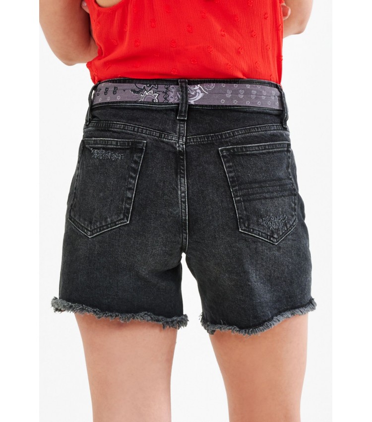Women Skirts - Shorts Ovin.Shorts Black Cotton Superdry