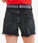 Women Skirts - Shorts Ovin.Shorts Black Cotton Superdry