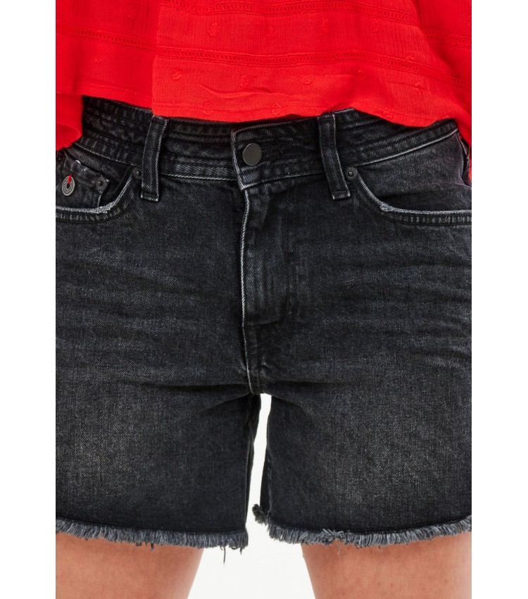 Women Skirts - Shorts Ovin.Shorts Black Cotton Superdry