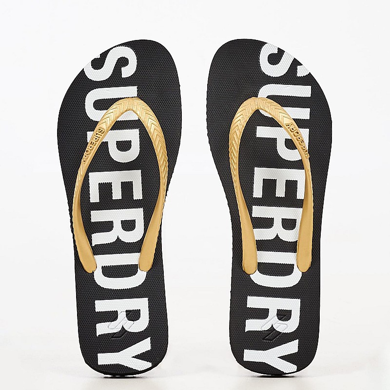 Women Flip Flops & Sandals WF310155A Black Rubber Superdry