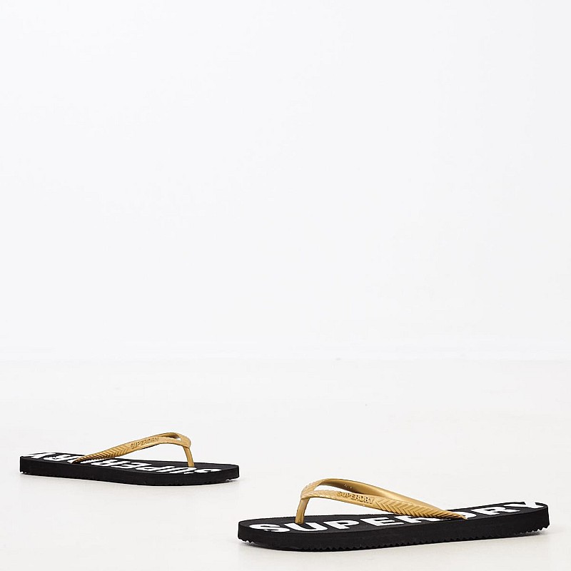 Women Flip Flops & Sandals WF310155A Black Rubber Superdry