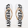 Women Flip Flops & Sandals WF310155A White Rubber Superdry Women Flip Flops & Sandals WF310155A White Rubber Superdry