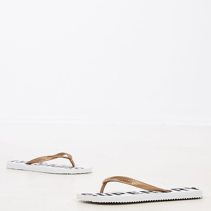 Women Flip Flops & Sandals WF310155A White Rubber Superdry