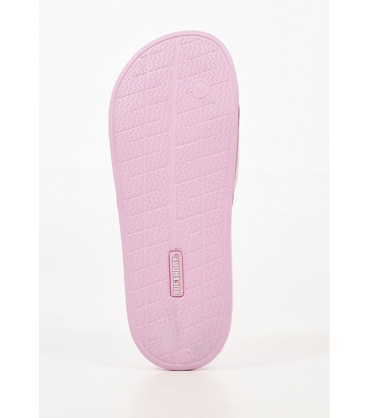Women Flip Flops & Sandals WF310158A Pink Rubber Superdry