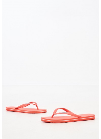 Women Flip Flops & Sandals WF310165A Coral Rubber Superdry