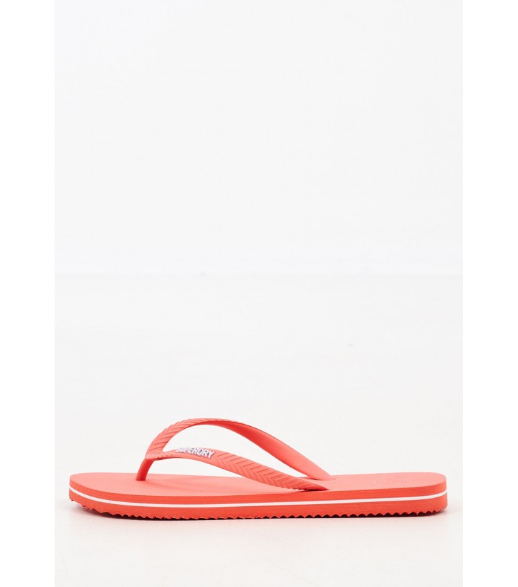 Women Flip Flops & Sandals WF310165A Coral Rubber Superdry