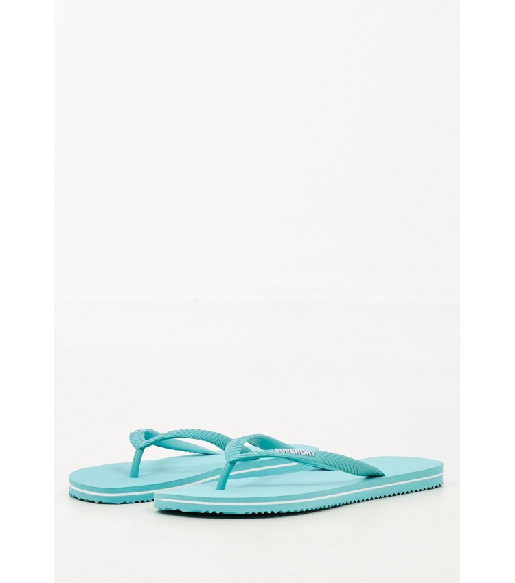 Women Flip Flops & Sandals WF310165A Turquoise Rubber Superdry