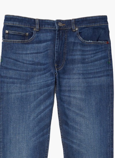 Ανδρικά Παντελόνια Callen.Crop Μαύρο Πολυεστέρα Pepe Jeans