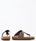Men Flip Flops & Sandals 19M1 Taupe Leather Frau