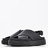 Women Platforms Low 40M6 Black Leather Frau Women Platforms Low 40M6 Black Leather Frau