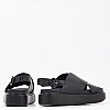 Women Platforms Low 40M6 Black Leather Frau Women Platforms Low 40M6 Black Leather Frau
