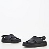 Women Platforms Low 40M6 Black Leather Frau Women Platforms Low 40M6 Black Leather Frau