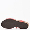 Women Platforms Low 59F9 Red Nubuck Leather Frau Women Platforms Low 59F9 Red Nubuck Leather Frau