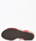 Women Platforms Low 59F9 Red Nubuck Leather Frau