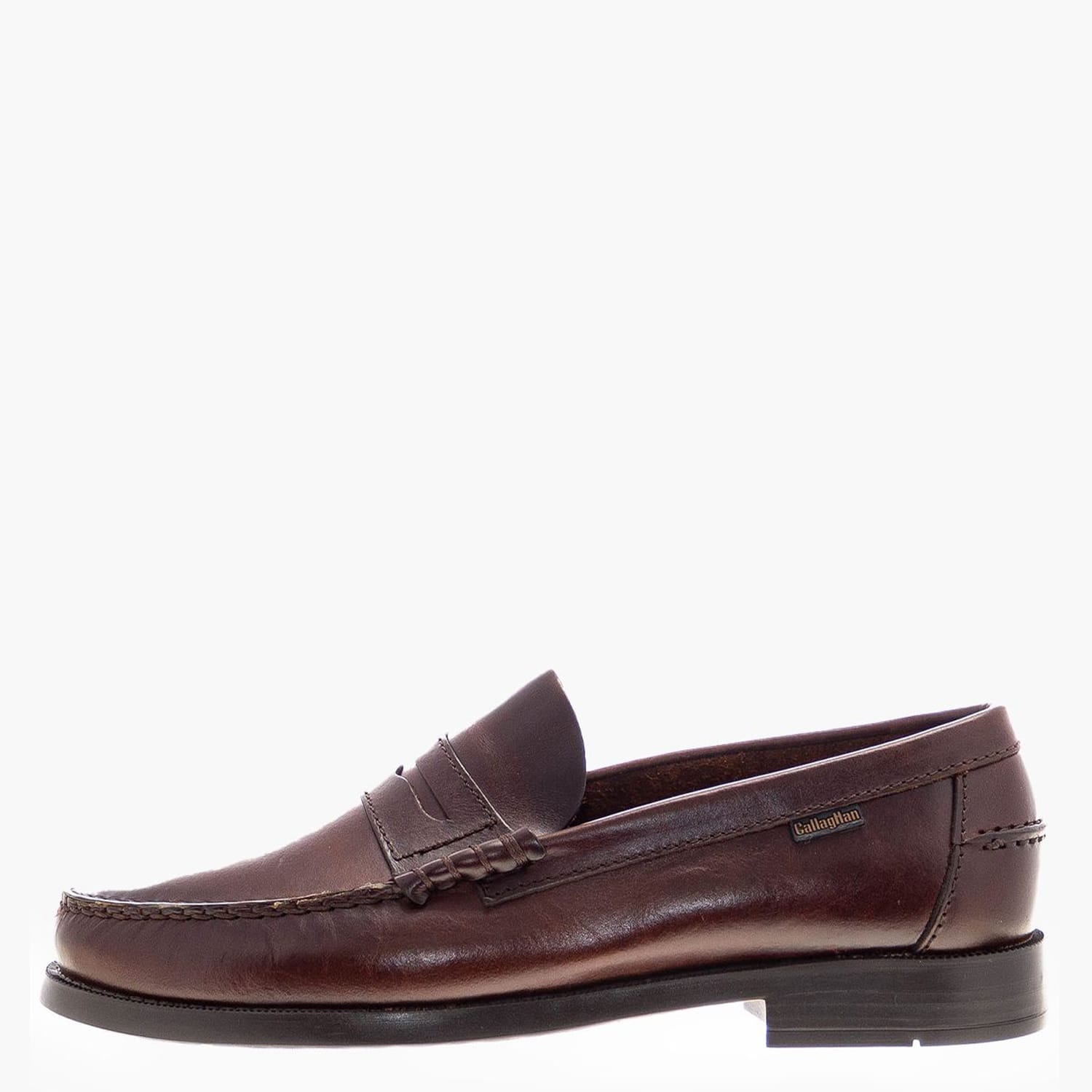 Men Moccasins 16100 Brown Leather Callaghan