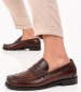 Men Moccasins 16100 Brown Leather Callaghan