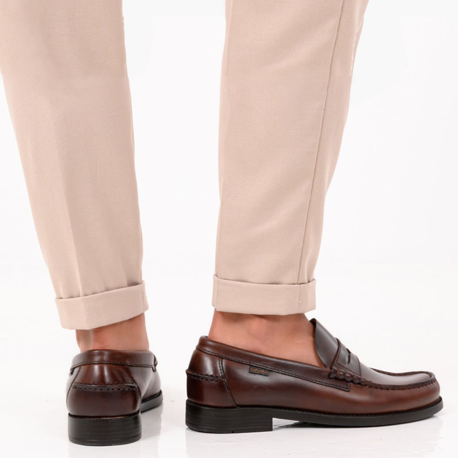 Men Moccasins 16100 Brown Leather Callaghan Men Moccasins 16100 Brown Leather Callaghan