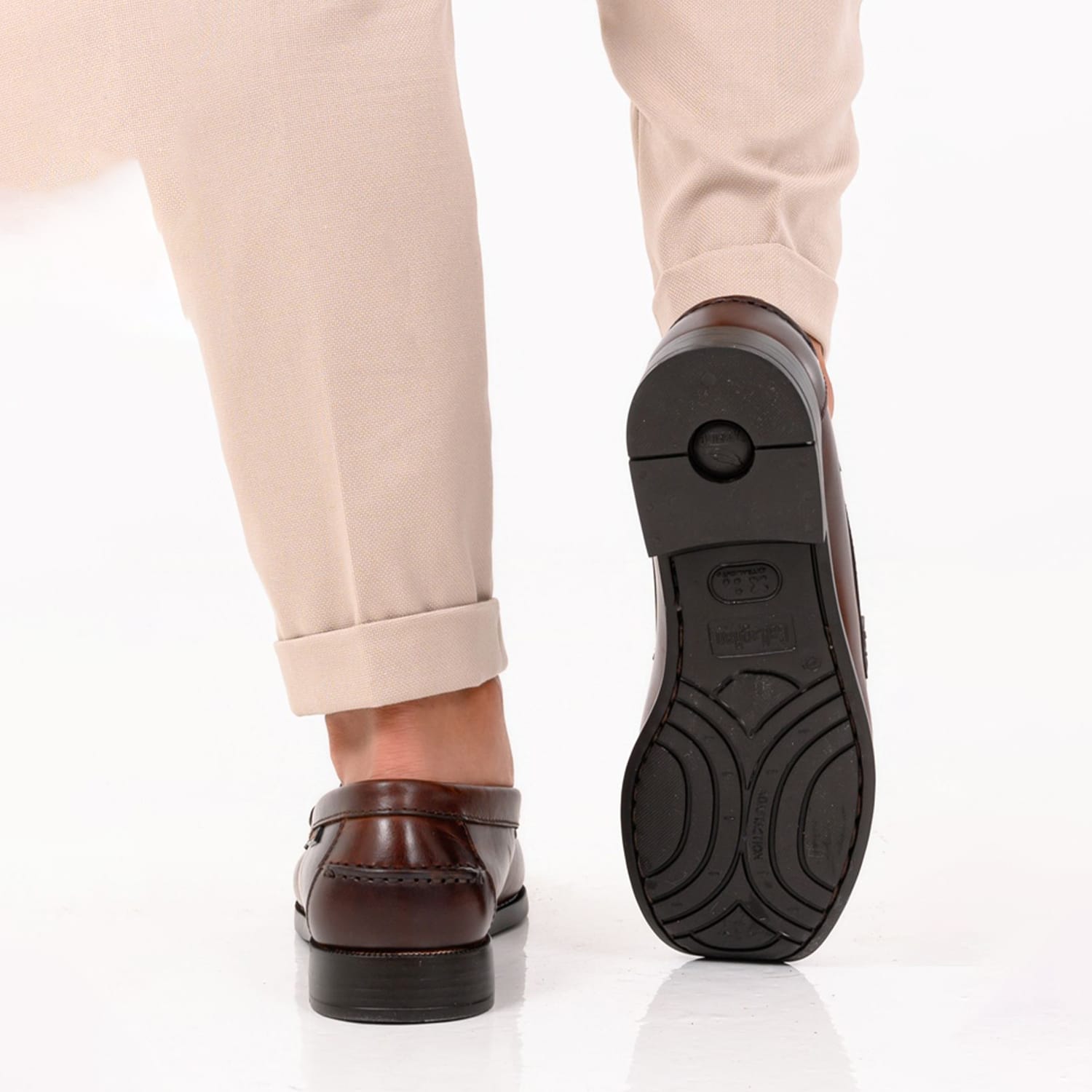 Men Moccasins 16100 Brown Leather Callaghan Men Moccasins 16100 Brown Leather Callaghan