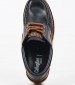 Men Sailing shoes 21910 DarkBlue Leather Callaghan