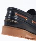 Men Sailing shoes 21910 DarkBlue Leather Callaghan