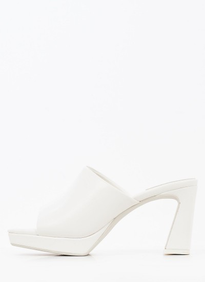 Γυναικεία Παπούτσια Casual Embed.Sneaker Άσπρο Ύφασμα Jeffrey Campbell