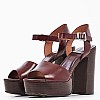 Women Sandals Summers Brown Leather Jeffrey Campbell Women Sandals Summers Brown Leather Jeffrey Campbell