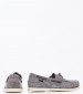 Men Sailing shoes Port.Fleshout Grey Buckskin Sebago