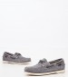 Men Sailing shoes Port.Fleshout Grey Buckskin Sebago