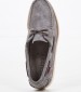 Men Sailing shoes Port.Fleshout Grey Buckskin Sebago