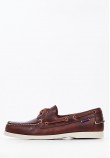 Men Sailing shoes Portland.Waxed Brown Leather Sebago