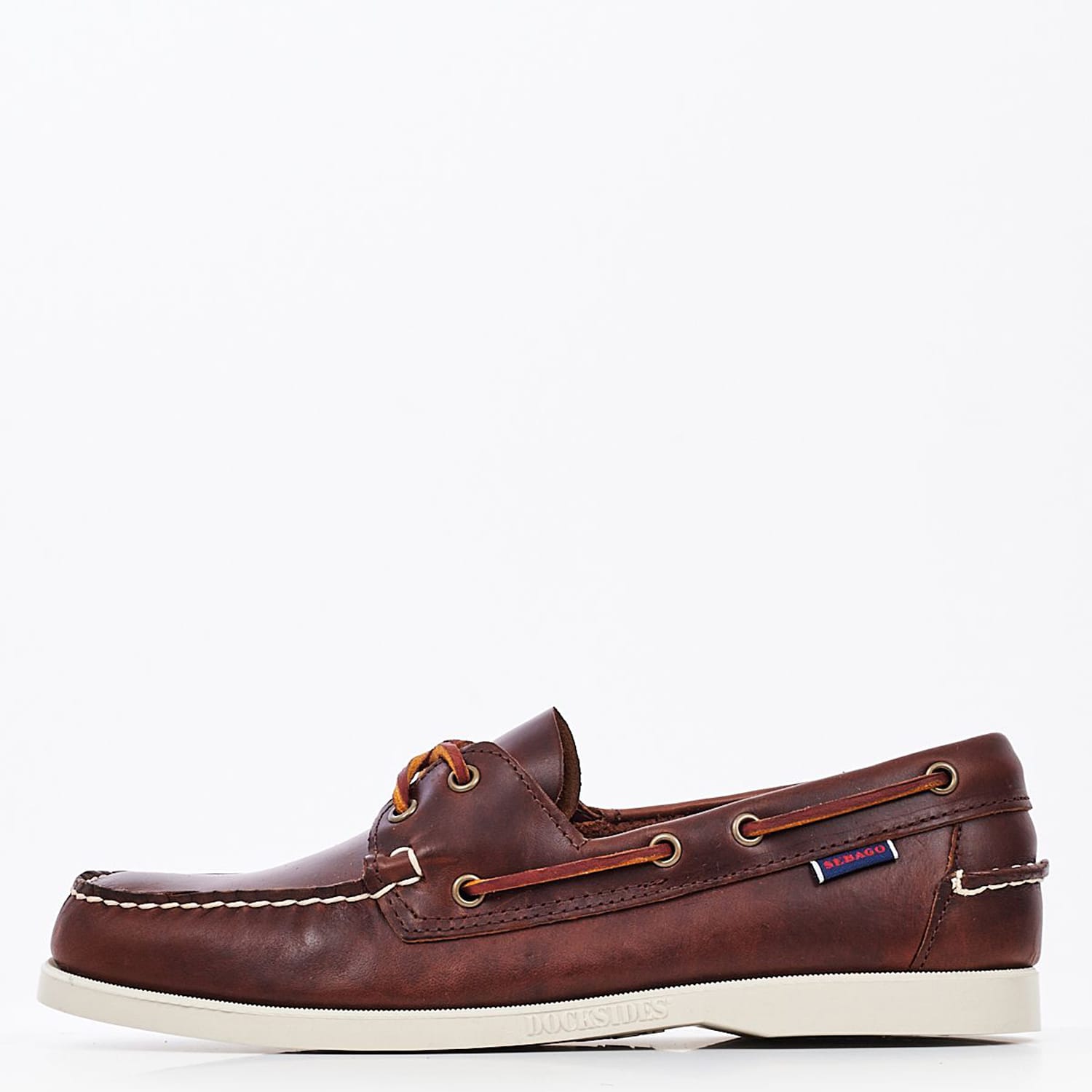 Ανδρικά Ιστιοπλοϊκά Portland.Waxed Καφέ Δέρμα Sebago