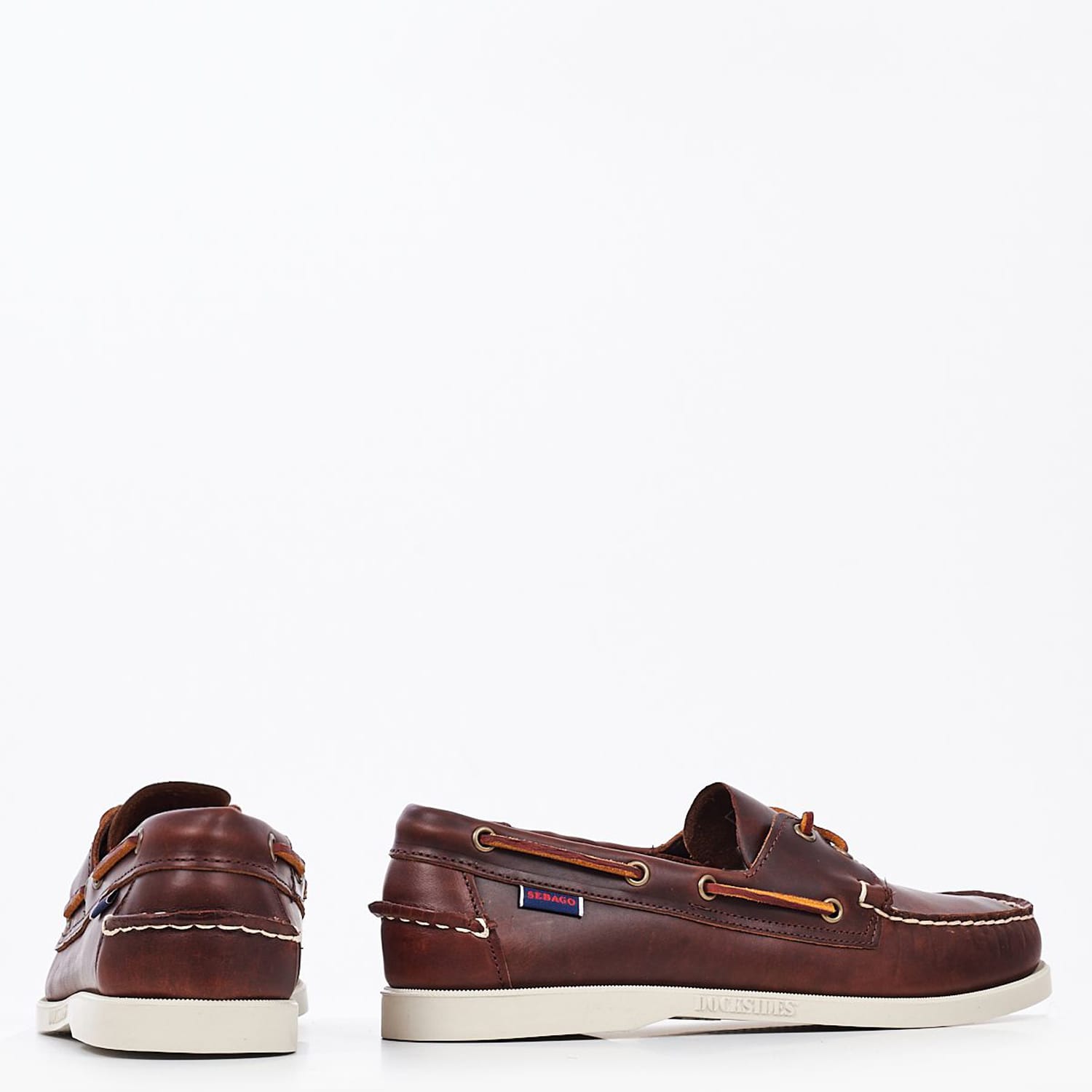 Ανδρικά Ιστιοπλοϊκά Portland.Waxed Καφέ Δέρμα Sebago Ανδρικά Ιστιοπλοϊκά Portland.Waxed Καφέ Δέρμα Sebago